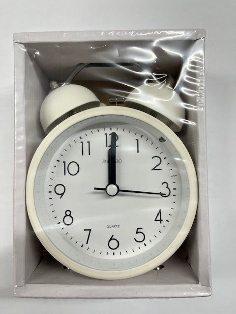 QUARTZ DOUBLE BELL ALARM CLOCK WA-0093