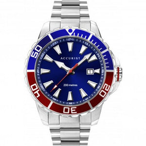 Accurist Orologio da Polso, Uomo, Acciaio Inox, Nero Accurist Orologio da Polso, Uomo, Acciaio Inox, Nero