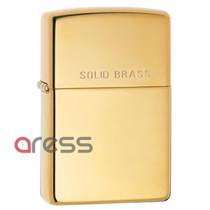 Zippo 254 Hi Polish Solid Brass