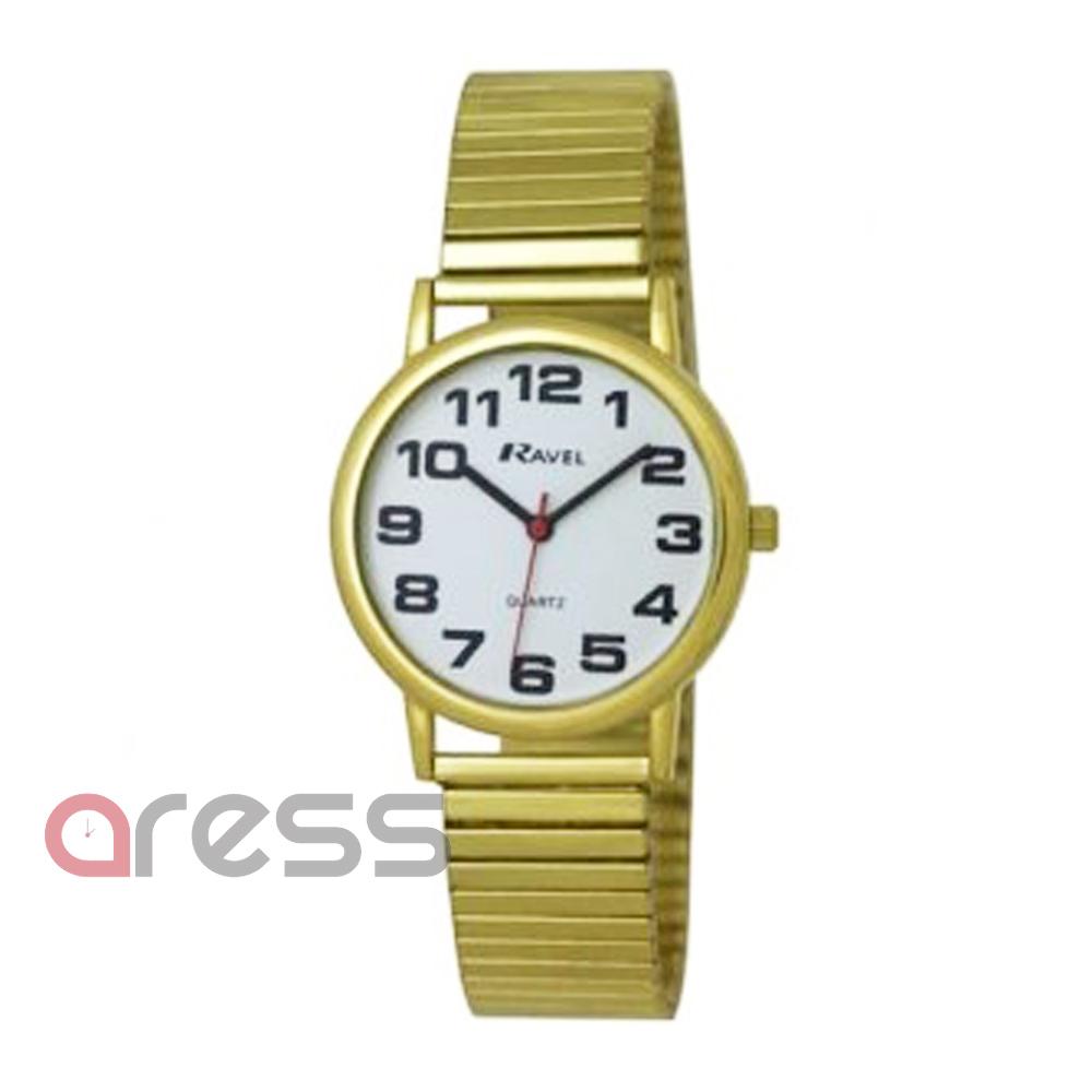 REFLEX/RAVEL ULTRA CLEAR ROUND Basic Quartz on Expanding Bracelet – Aress