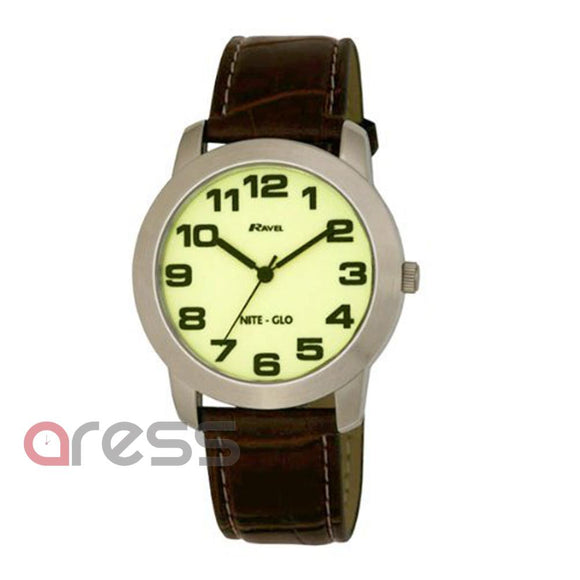Ravel R1701.2  Gents Nite Glo Watch with Luminescent Dial